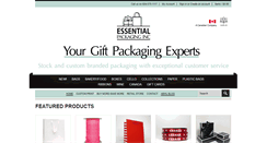Desktop Screenshot of essentialpackaging.com